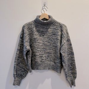 Cropped Turtleneck Sweater (S)